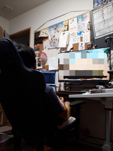 旦那が経費で色々買ったので、ついでに模様替えしてみた記録。