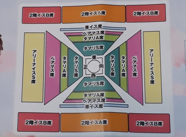 大相撲の巡業に行ってきた(圧迫骨折療養中のぷこ母と)