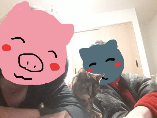 年末年始　何もしない　家族写真