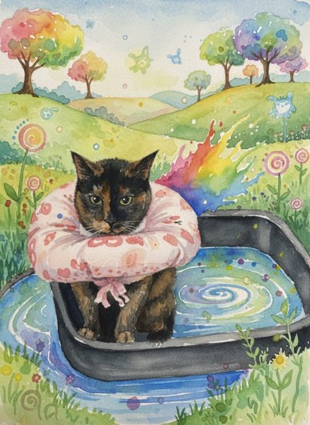 今年のお花見と、Googleフォトの水彩画風変換にハマる。リミックス