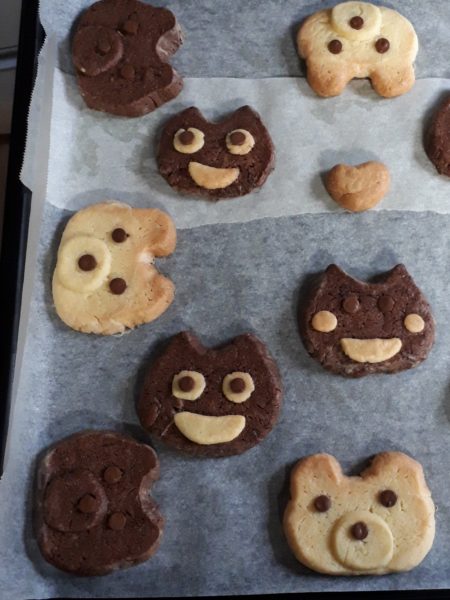 ハッピーバースデー旦那2026
アイスボックスクッキー　サビ猫　お尻　オシアナ　肉球　くま　シロクマ